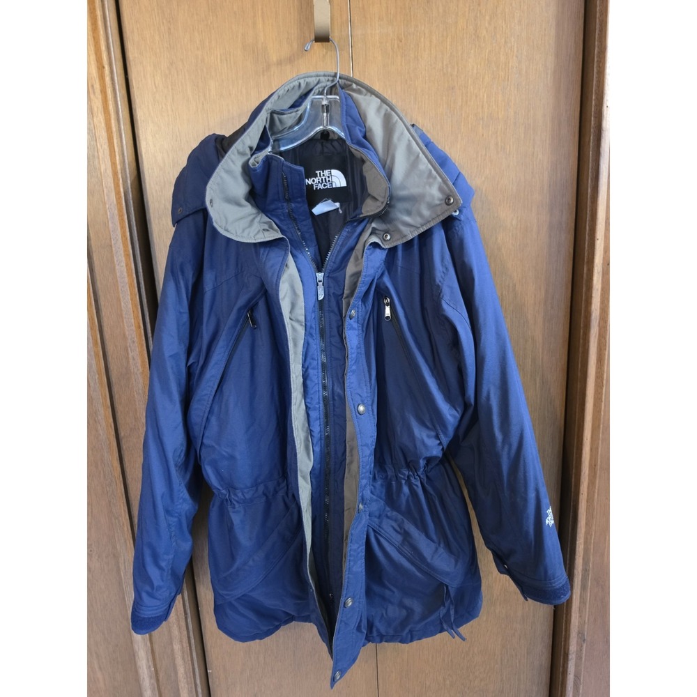 Vtg The North Face Jacket Mens XL Navy Blue